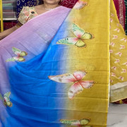 Linen  Cotton saree-LCS08