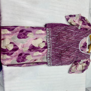 Chinon Crepe Designer saree-001L9