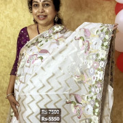 Benaras Crepe sarees:-@0A