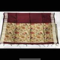 tusser-kalamkari-saree-tkls17