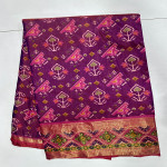 Budget Friendly Semi Patola saree-BFSP12