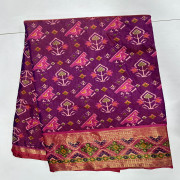 Budget Friendly Semi Patola saree-BFSP12