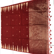 Linen Tusser Jamdhani Saree-LTJS01