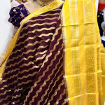 Benaras Semi crepe saree:-02