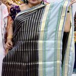 Benaras Semi crepe saree:-13