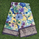 Italian Crepe saree-ITC03