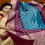 Weavers offer Benaras saree-WGMS48