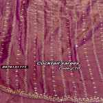 Cocktail Designer Sarees-CTD06