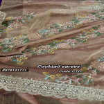 Cocktail Designer Sarees-CTD011