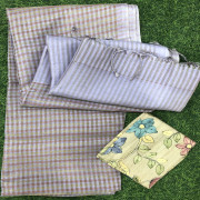 Tusser Checks Sarees-TCS09