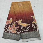 Tusser Kalamkari Sarees-TUS05