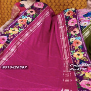 Mysore Crepes Digital Print saree-PMCS02