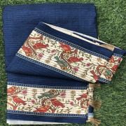 Tusser Checks Sarees-TCS17
