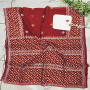 Advance booking Kuch Work Cotton Sarees-KUS04