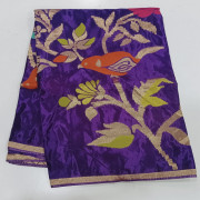 HO  Silk Jamdhani Saree-HOBS06