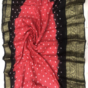 Chinon Bandhini Checks Saree-CHBS05
