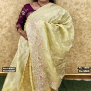 Soft Organza work sarees:-16B3