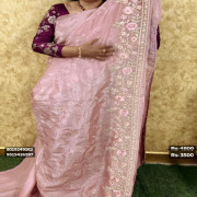 Soft Organza work sarees:-16B4