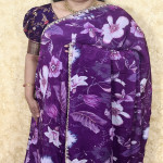 Chinon Georgette work saree:DY