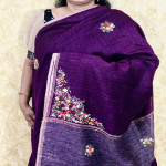 Pure Linen / Linen work saree:§B