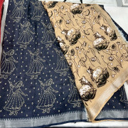 Mangalagiri Pattu Printed Saree-MGSS03