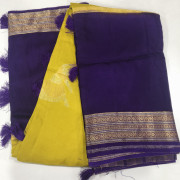 Vintage Mysore Crepe Sarees-VMCS29