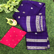 Soft Tusser Sarees-STS10