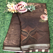 Mysore Crepe Printed Sarees-MYCS48