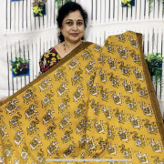 Kalamkari Silk sarees,No:KAI12