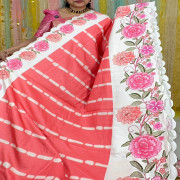 Shibori Scalloped saree-SSS03