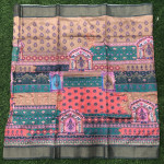 Tusser Printed Sarees-TPS08