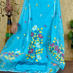 Phulia Cotton Jamdhani Dress:pcd4