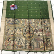 Madhu Bani Tusser Sarees-MBTS03
