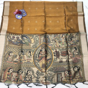 Madhu Bani Tusser Sarees-MBTS05
