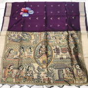 Madhu Bani Tusser Sarees-MBTS07