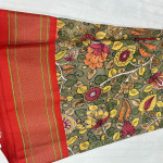 Pen Kalamkari Kanjeevaram Pythani saree-PkKS04