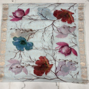 Benaras Lotus Cotton Saree-BLOC04