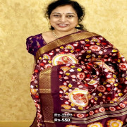 Semi Chanderi sarees:-CH3