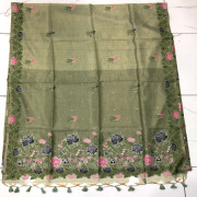 Tissue Chanderi Saree-TCS02