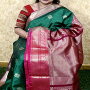 Venkatagiri cotton Pattu saree:4VF