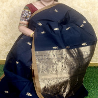 Kanjeevaram Cotton saree:-KM2