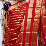 Benaras Semi crepe saree:-08