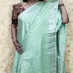 Viscose Georgette saree:EOE3