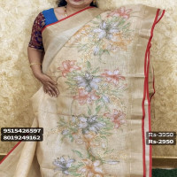 Linen Tissues Sarees:-T0Si3