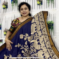 Kalamkari Silk sarees,No:-KAI1