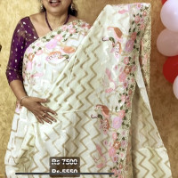 Benaras Crepe sarees:-@0C