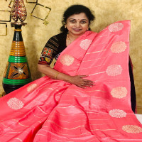 Benaras Satin Crepe saree,Bsc1