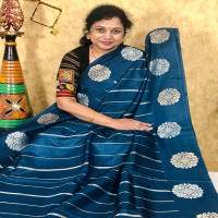 Benaras Satin Crepe saree,Bsc4