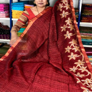 Pure Linen Saree,No:-05