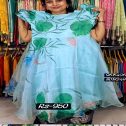 Organza Frocks,-L,Size:OrF06